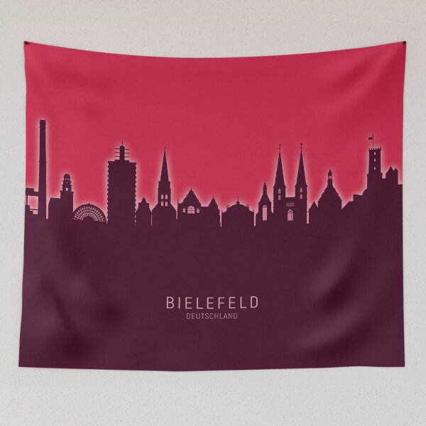 Item preview, Bielefeld Germany Skyline designed and sold by ArtPrints.