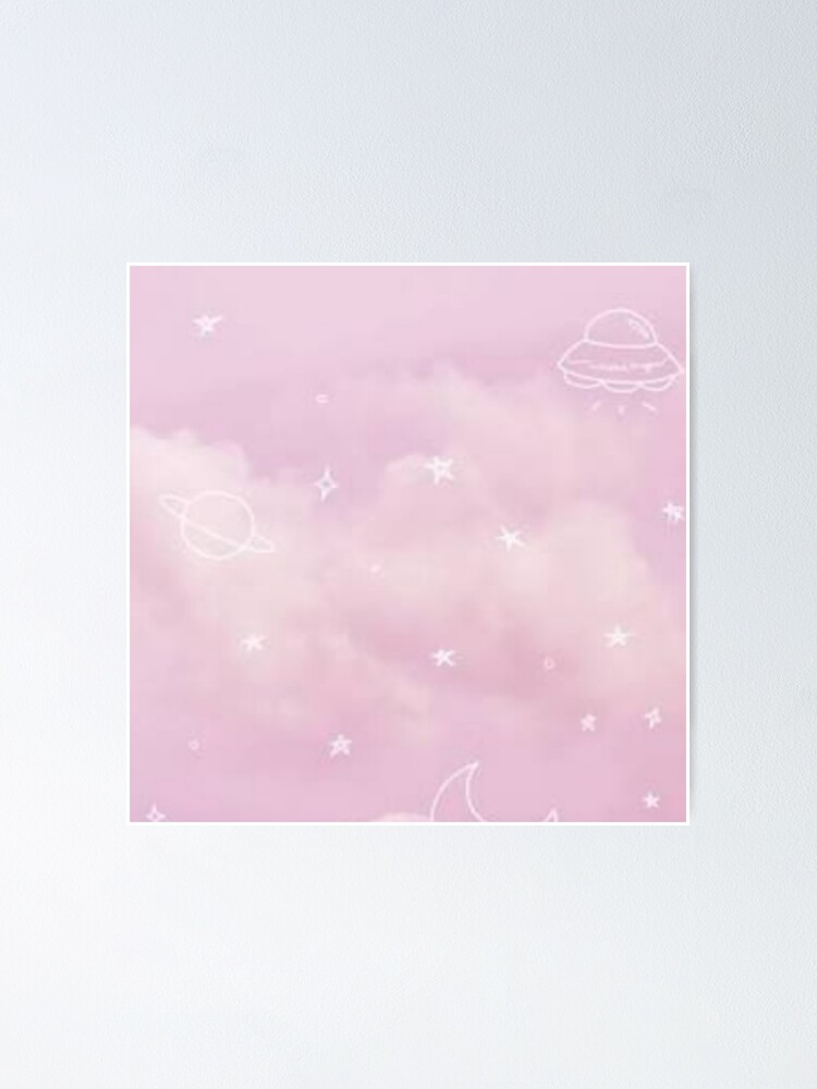 Póster «Estética galaxia rosa pastel» de Dreamme | Redbubble