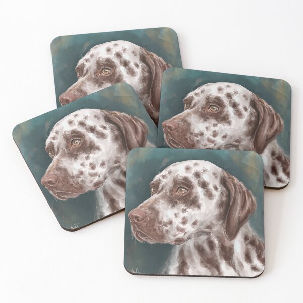 Item preview, Painting of a Gorgeous Brown Spotted Dalmatian  designed and sold by ibadishi.