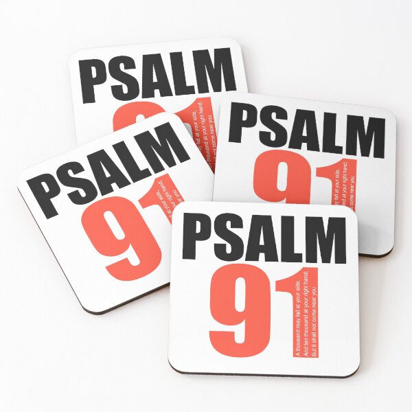 Item preview, Psalm 91: God protection Bible verses designed and sold by PlusAdore.