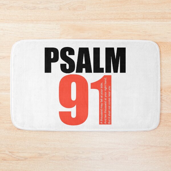 Item preview, Psalm 91: God protection Bible verses designed and sold by PlusAdore.
