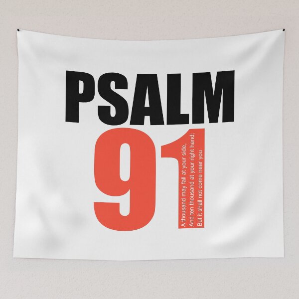 Item preview, Psalm 91: God protection Bible verses designed and sold by PlusAdore.