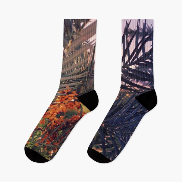 Item preview, Tropical Date Palm in Sunset designed and sold by S Y N T H R E A L M.