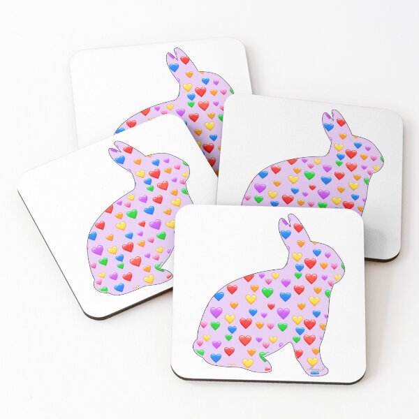Item preview, Hearts and a Lilac Bunny designed and sold by Intriguing Eclectives by Janelle  K.