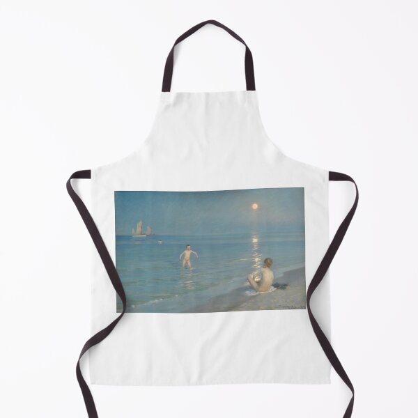 Item preview, Boys Bathing at Skagen. Summer Evening designed and sold by jwebmarket.