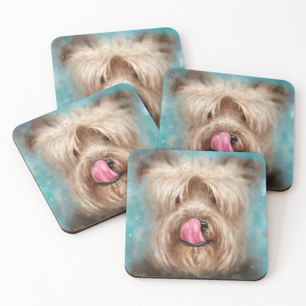Item preview, Painting of an Adorable Yorkshire Terrier with ITS Tongue out designed and sold by ibadishi.