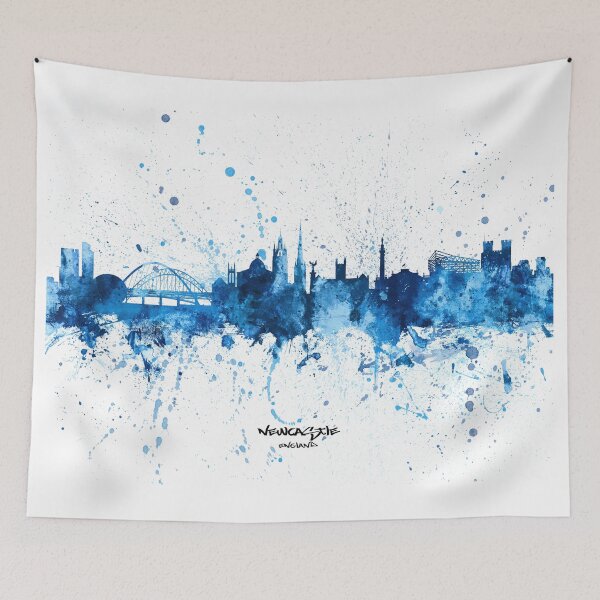 Artikelvorschau, Newcastle England Skyline entworfen und verkauft von ArtPrints.