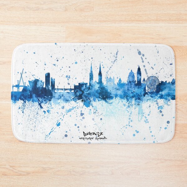 Item preview, Belfast Northern Ireland Skyline designed and sold by ArtPrints.