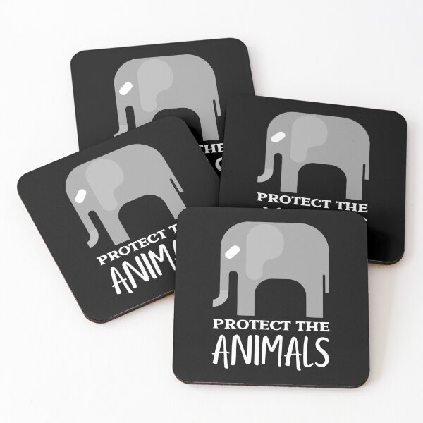 Item preview, Protect the Animals - Elephant Icon White designed and sold by javes93.