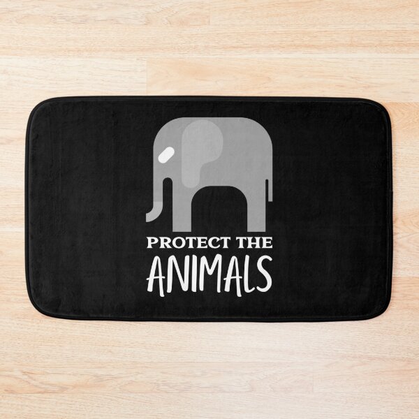 Item preview, Protect the Animals - Elephant Icon White designed and sold by javes93.