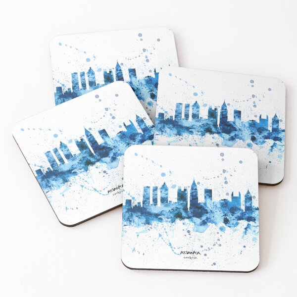 Item preview, Atlanta Georgia Skyline designed and sold by ArtPrints.