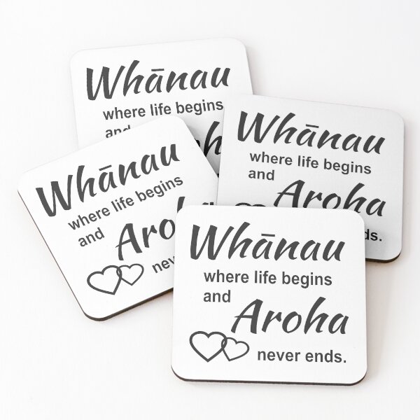 Item preview, Whanau where life begins and Aroha never ends. designed and sold by Stus RoadTrips.