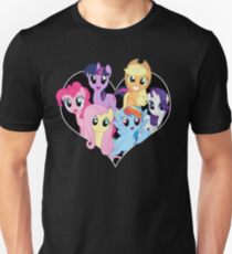 chest heart ponies Unisex T-Shirt