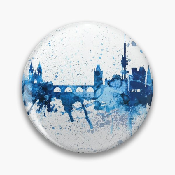 Item preview, Prague (Praha) Czech Republic Skyline designed and sold by ArtPrints.
