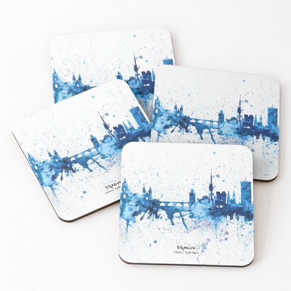 Item preview, Prague (Praha) Czech Republic Skyline designed and sold by ArtPrints.