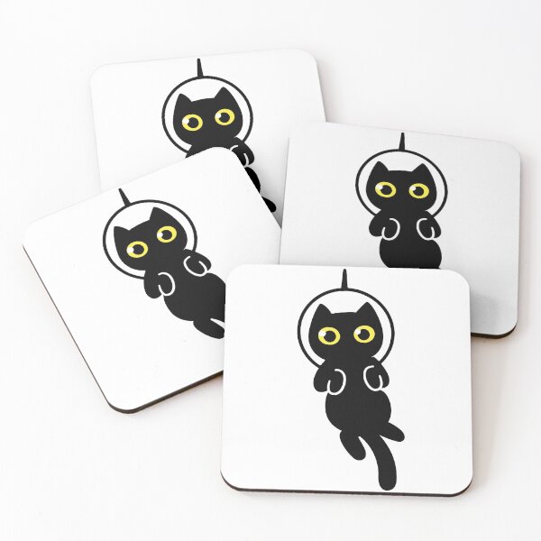 Item preview, cartoon kitten spaceman designed and sold by Mike Kiev art.