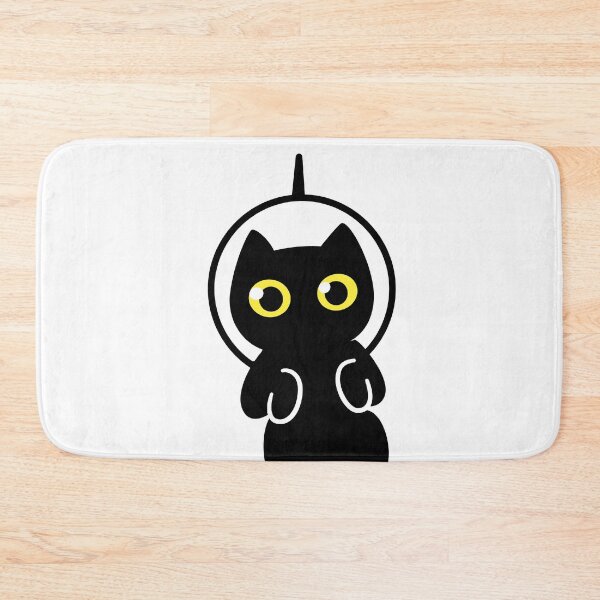 Item preview, cartoon kitten spaceman designed and sold by Mike Kiev art.