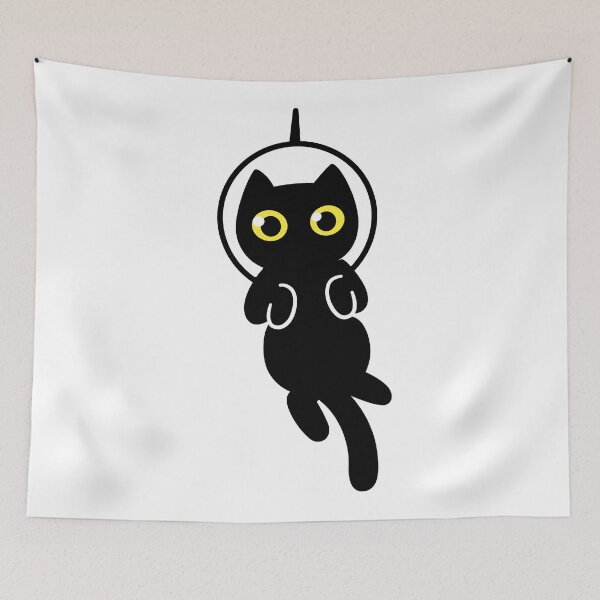 Item preview, cartoon kitten spaceman designed and sold by Mike Kiev art.