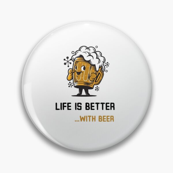 Item preview, LIFE IS BETTER WITH BEER designed and sold by Ashalcheema.