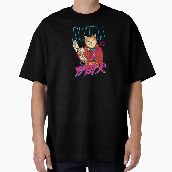 Aperçu de l'œuvre Akita Retrowave créée et vendue par vincenttrinidad.