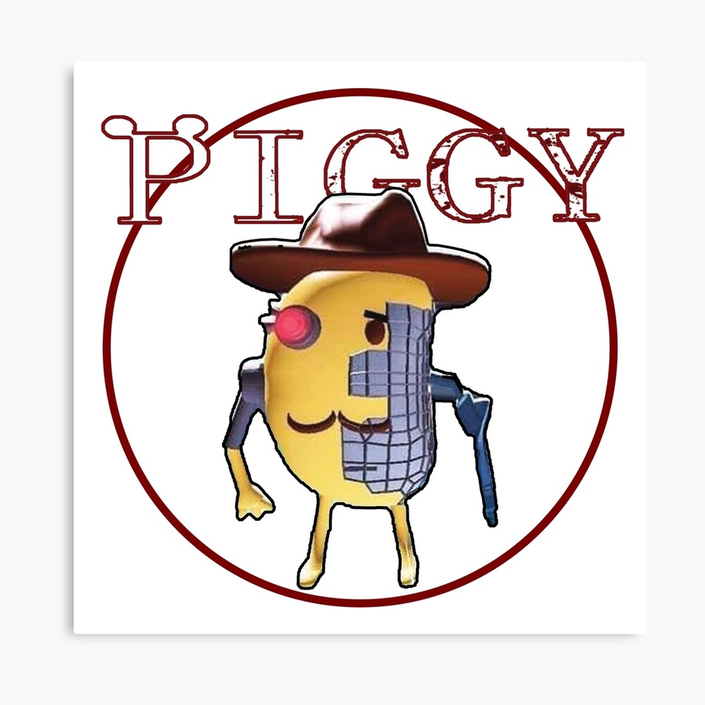 Mr Potato Piggy Roblox Roblox Game Piggy Roblox Characters Photographic Print By Affwebmm Redbubble - potato roblox