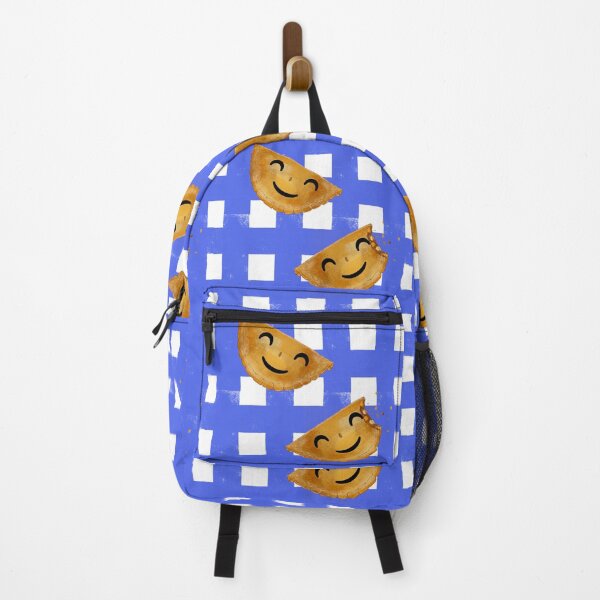 Item preview, Cornish grin - smiling pasty on a picnic blanket designed and sold by Louisa Currier.