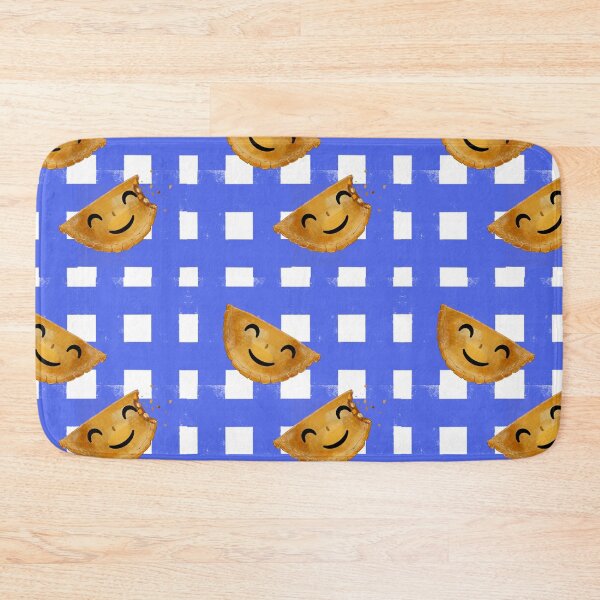 Item preview, Cornish grin - smiling pasty on a picnic blanket  designed and sold by Louisa Currier.