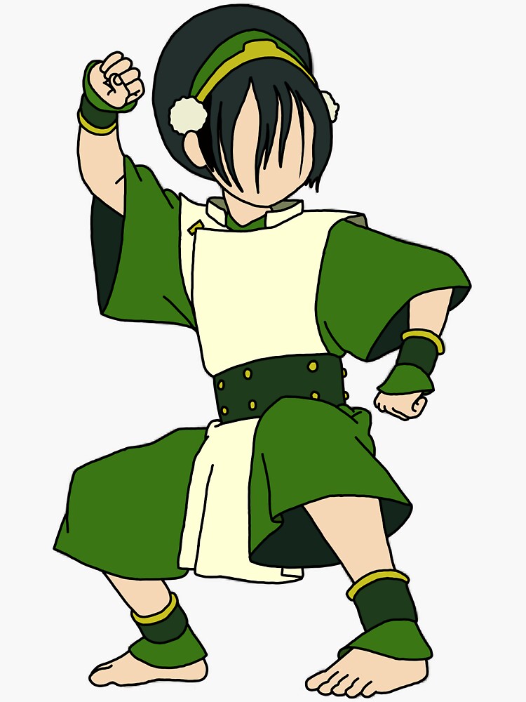 Toph Beifong Avatar The Last Airbender Sticker For Sale By Mabskala Redbubble 5426