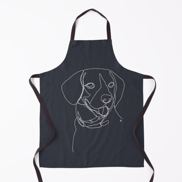 Item preview, Beagle One Line White Illustration designed and sold by noiza.