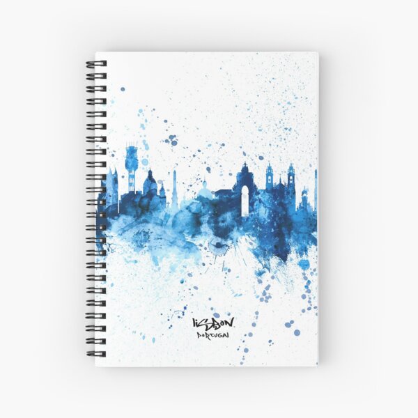 Aperçu de l'œuvre Lisbon Portugal Skyline créée et vendue par ArtPrints.