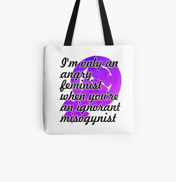 Feminist Fist Sign Deluxe Printing Small Purse Portable Receiving Bag 