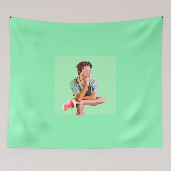 Item preview, Boy Posing Green designed and sold by FreddArtz.