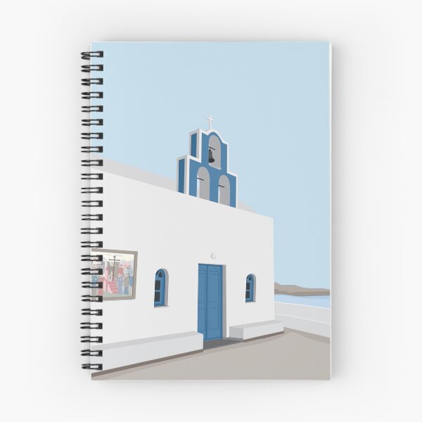 Item preview, Greece - Santorini Church  designed and sold by mtsala illustrations.