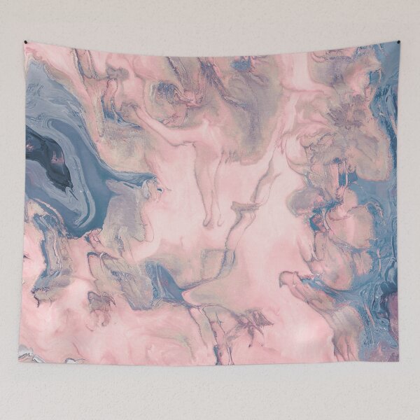 Item preview, Blush Pink and Blue Liquid effect//colorful water drops designed and sold by Aishwarya  Singh.