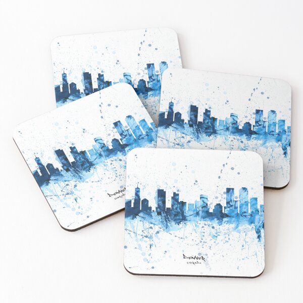 Item preview, Denver Colorado Skyline designed and sold by ArtPrints.