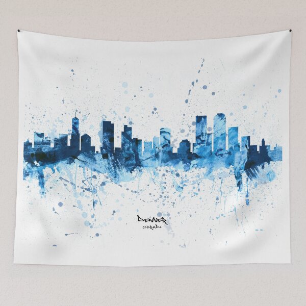 Item preview, Denver Colorado Skyline designed and sold by ArtPrints.