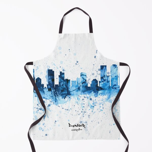 Aperçu de l'œuvre Denver Colorado Skyline créée et vendue par ArtPrints.