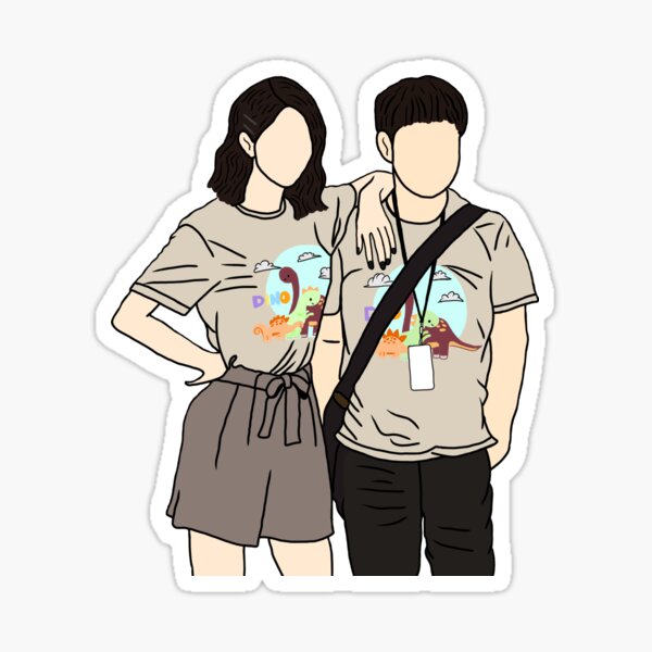 Artikel-Vorschau von Es ist in Ordnung, nicht in Ordnung zu sein (KDRAMA) – Ko Mun Yeong und Moon Sang Tae, designt und verkauft von yoonminkook.