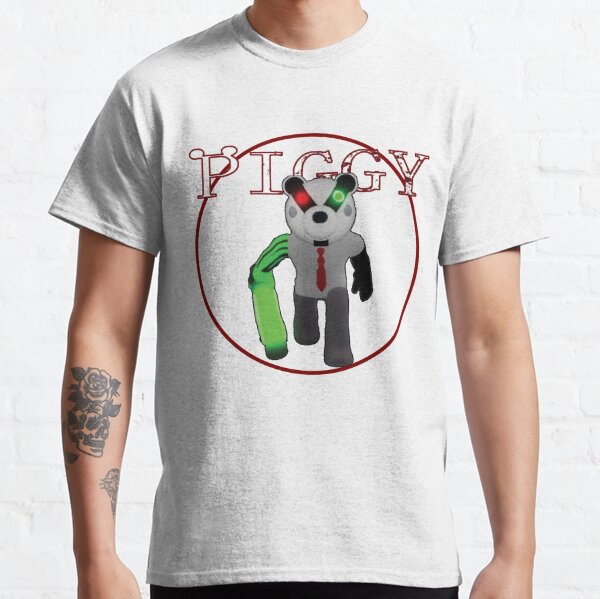 Piggy Roblox Roblox Game Piggy Roblox Characters T Shirt By Affwebmm Redbubble - british pin roblox