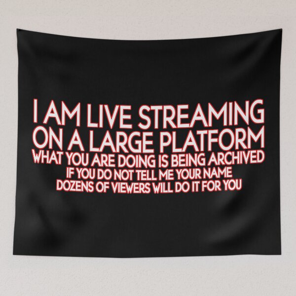 Item preview, Live Streaming designed and sold by YouAreHereArt.