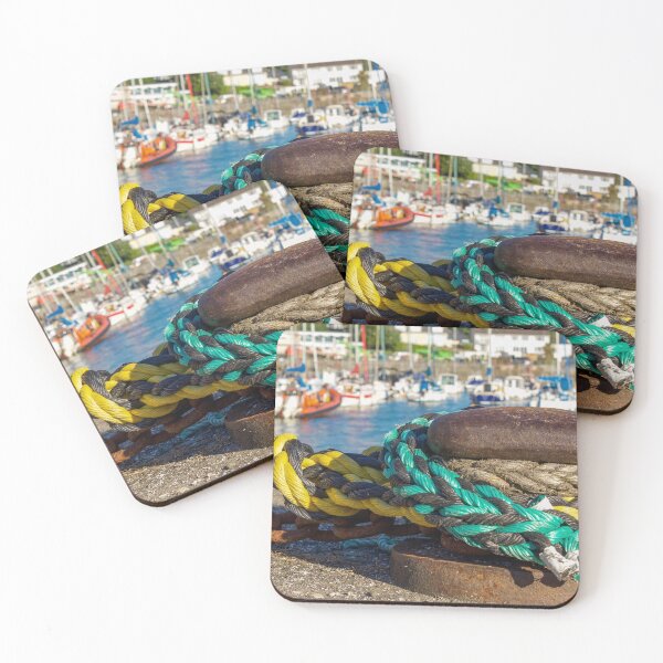 Item preview, Mooring Ropes tied in a Harbour designed and sold by Jenny Burrows.