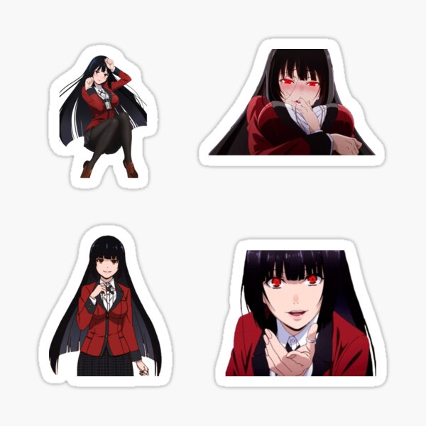 Kakegurui Compulsive Gambler Stickers Redbubble