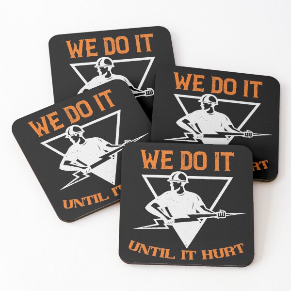 Item preview, We Do It Until It Hurt designed and sold by GoodVibeDesign.