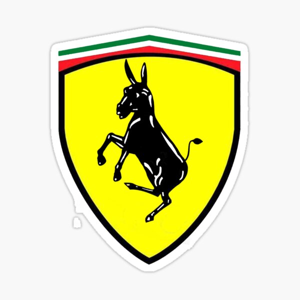 Ferrari on sale logo sticker