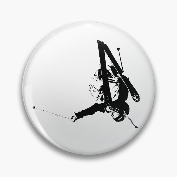 Item preview, Skiing_Stencil_001 designed and sold by graphicassault.