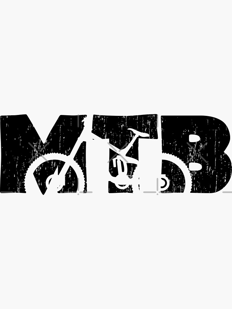 Thumbnail 3 of 3, Sticker, Ride a MTB - T-Shirt designed and sold by Gerdek.