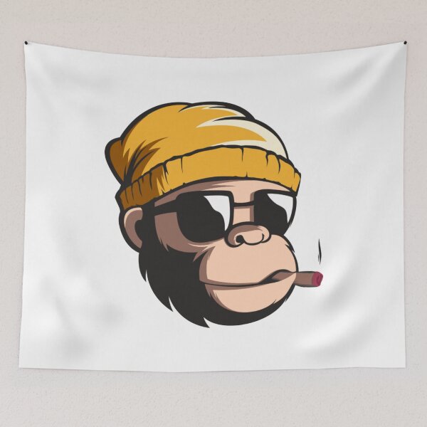 Artikelvorschau, Gangsta Monkey Smoking entworfen und verkauft von adityanik.