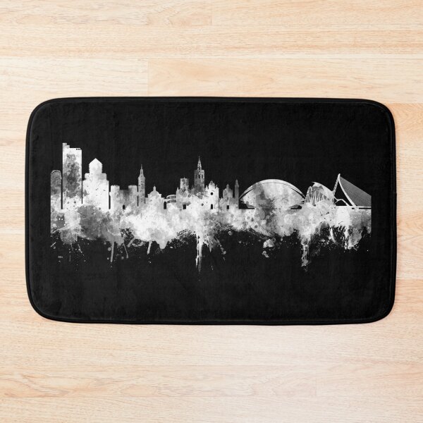 Item preview, Valencia Spain Skyline designed and sold by ArtPrints.
