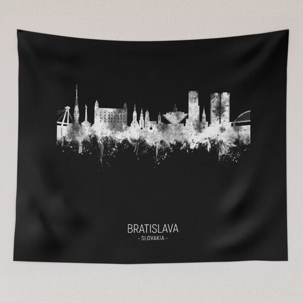 Item preview, Bratislava Slovakia Skyline designed and sold by ArtPrints.