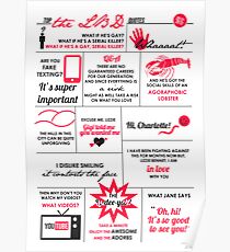 The Lizzie Bennet Diaries Quotes Poster Poster